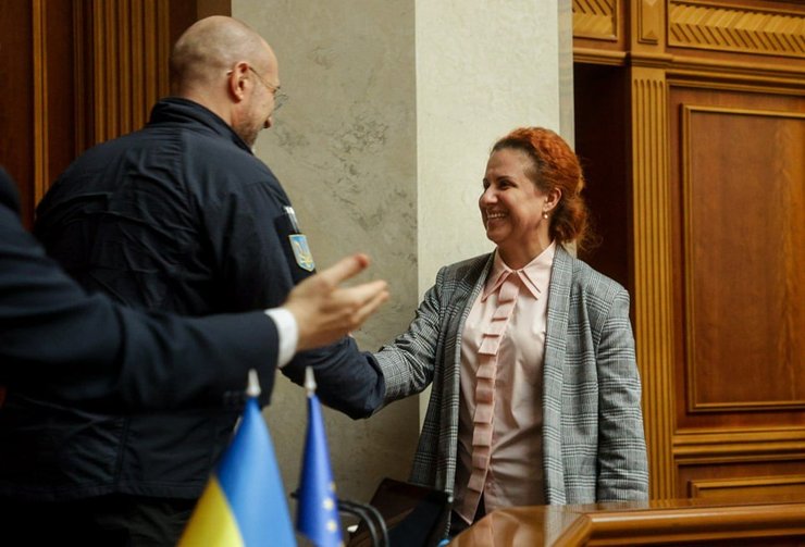 Денис Шмыгаль, Наталья Калмыкова, Верховная Рада