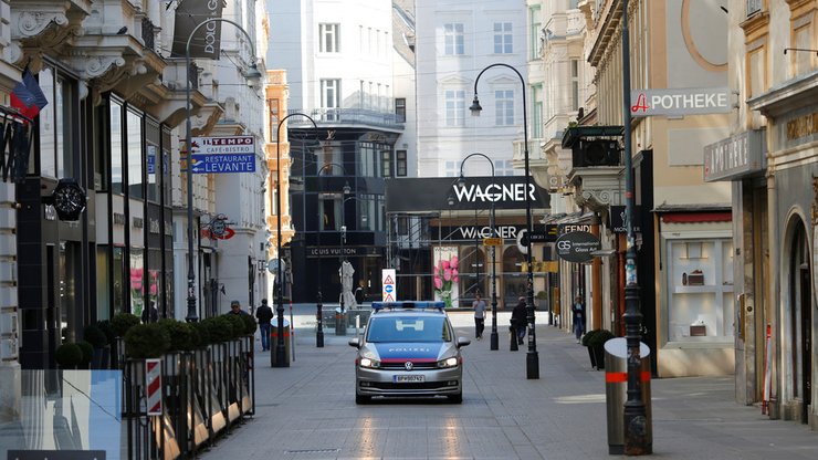 австрия, магазины, коронавирус