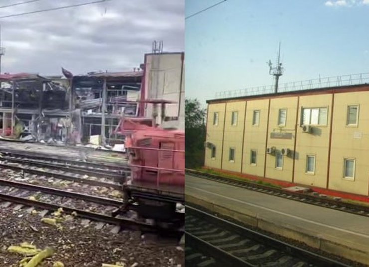 Удари по залізниці на території РФ
