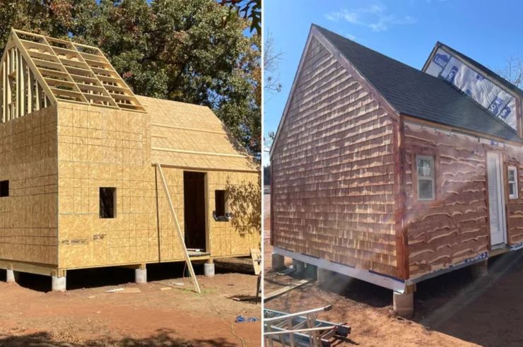 23-летний мужчина собственноручно построил дом, используя только инструкции в YouTube, что у него получилось