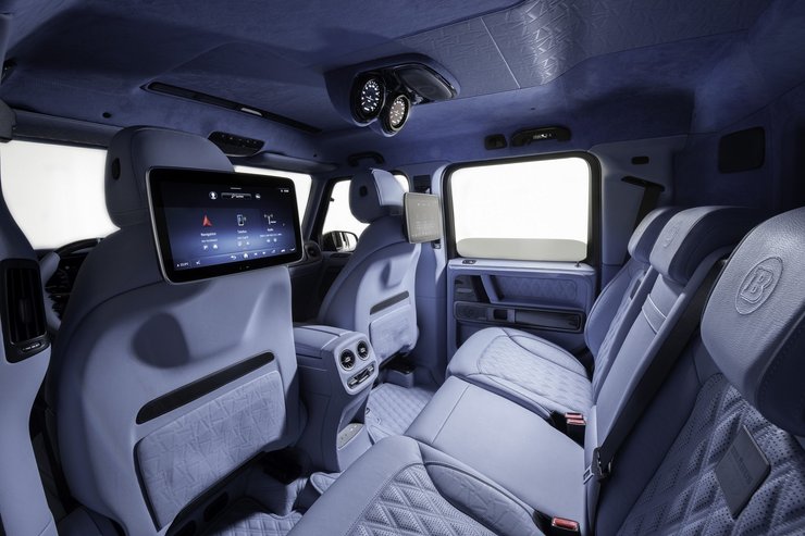 Салон Mercedes G-Class Brabus, Brabus XLP 800, Mercedes G-Class Brabus, Mercedes Brabus, пикап Гелендваген