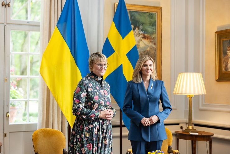 Елена Зеленская, Биргитта Паулина Кристерссон