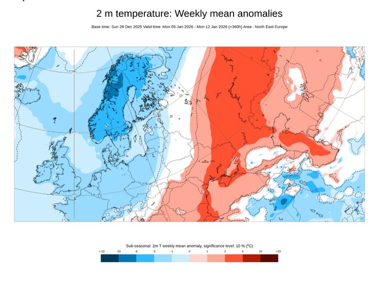 Погода в Україні на початку 2026 року