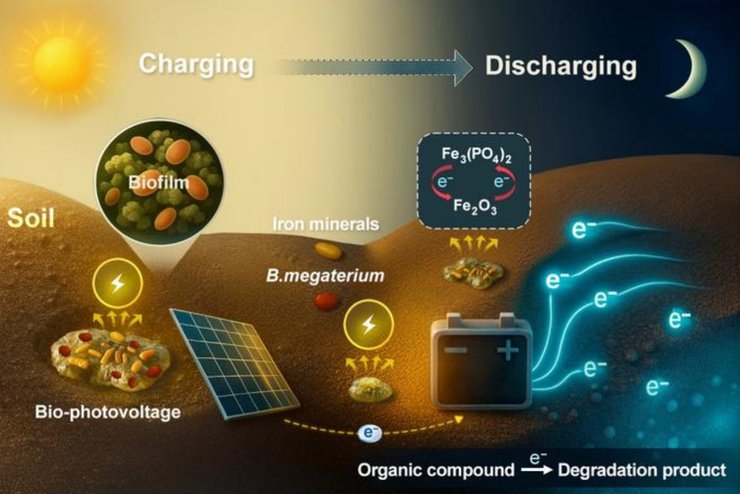 батарея для почвы возобновляемая энергетика