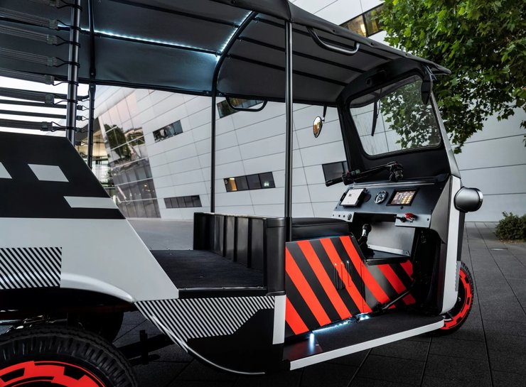 мотоцикл Audi, электробайк Audi, Audi e-tron, моторикша Audi, тук-тук Audi