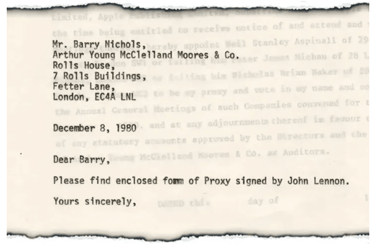 Джон Леннон, Beatles, кто убил джона леннона, последнее письмо джона леннона, марк девид чемпен, онлайн-аукционы