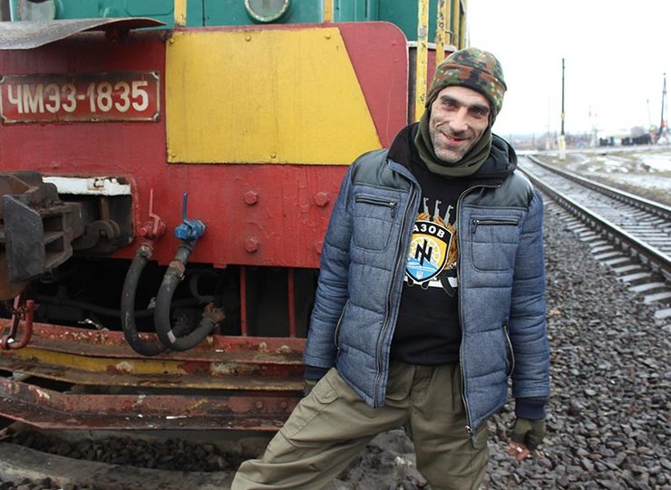 Одессит Денис на блокаде шестой день

