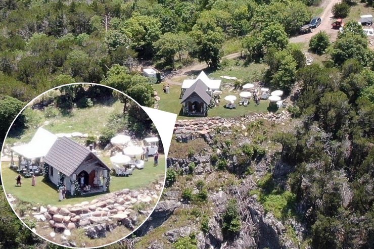 свадьба гвен стефани, часовня