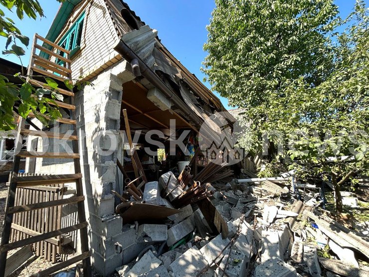 После обстрела женщина попала в больницу