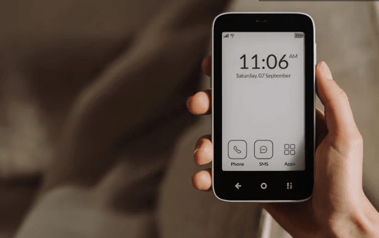 смартфон, Mudita Kompakt, E-ink