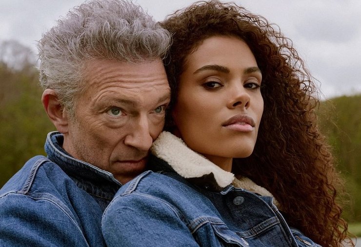 Венсан Кассель та Тіна Кунакі