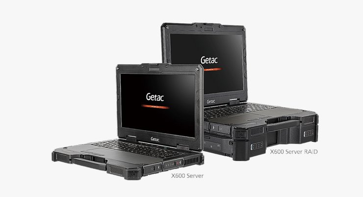 Getac, X600 Server, X600 Pro-PCI, защищенный ноутбук, защищенный компьютер, защищенный сервер