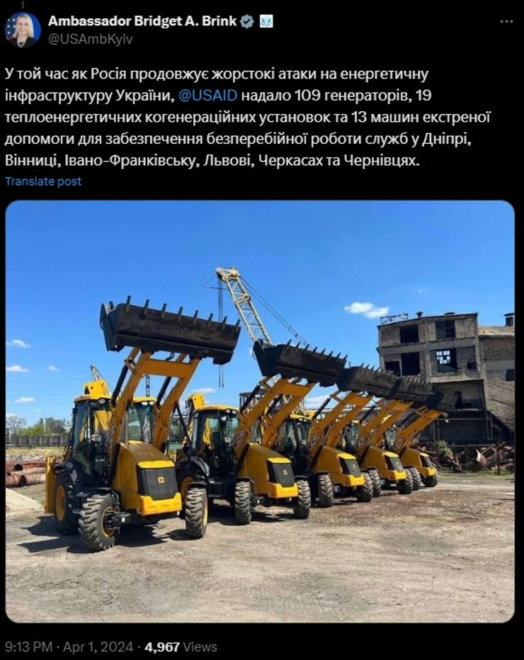 США, Украина, помощь, фото