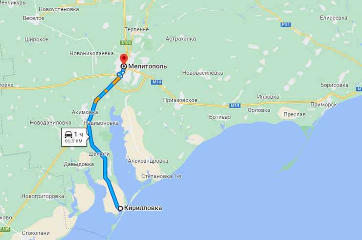 Мелитополь, Запорожская область, оккупация, присоединение, Кирилловка