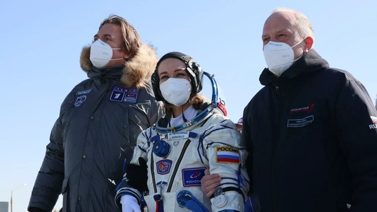 Клим Шипенко, космонавт Олег Новицкий, юлия пересильд, мкс, международная космическая станция, фильм вызов, роскосмос