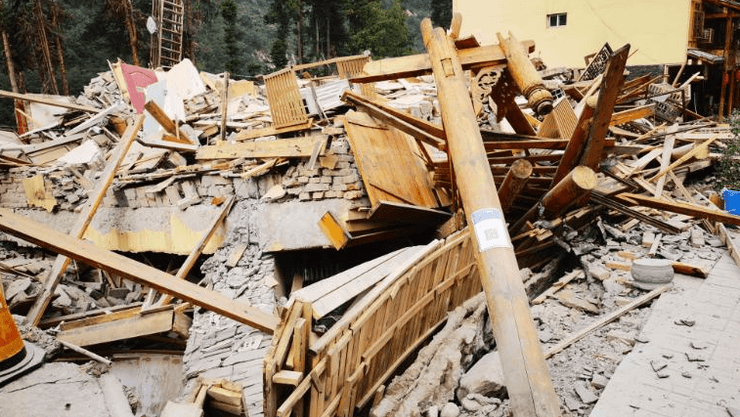 Землетрясение в Китае