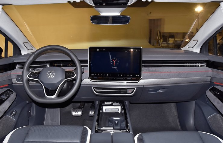 салон Volkswagen ID.7, новый Volkswagen ID.7, Volkswagen ID, электромобиль Volkswagen