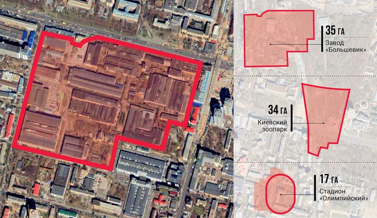 завод большевик, что построят на месте завода большевик