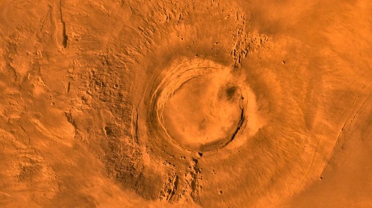 гора Арсія Марс