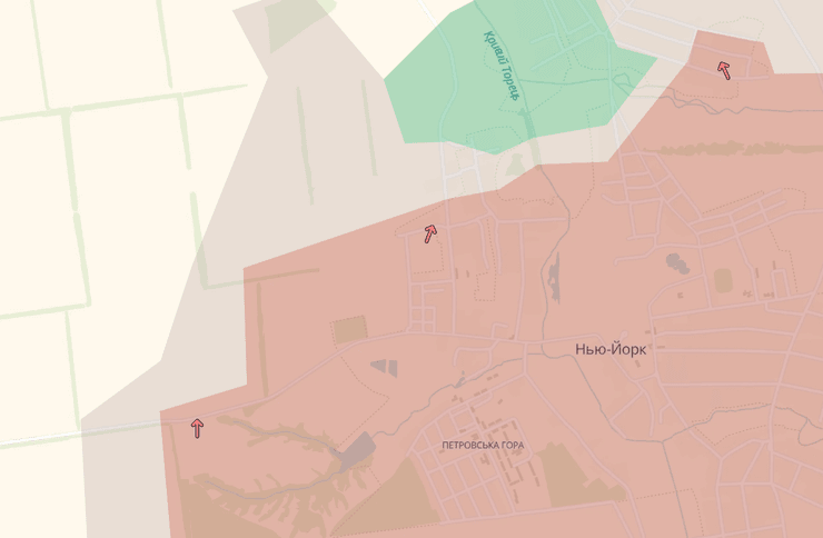 нью-йорк, наступление ВС РФ, продвижение ВС РФ