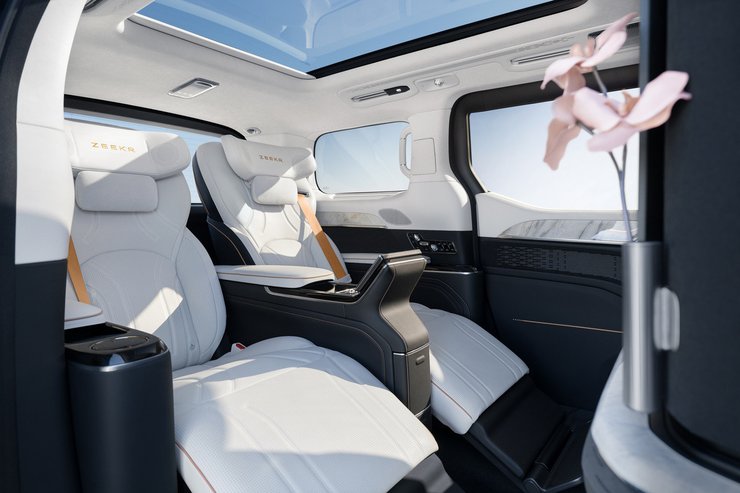 Салон Zeekr 009, Zeekr 009 Glory Edition, новый Zeekr 009, Geely Zeekr