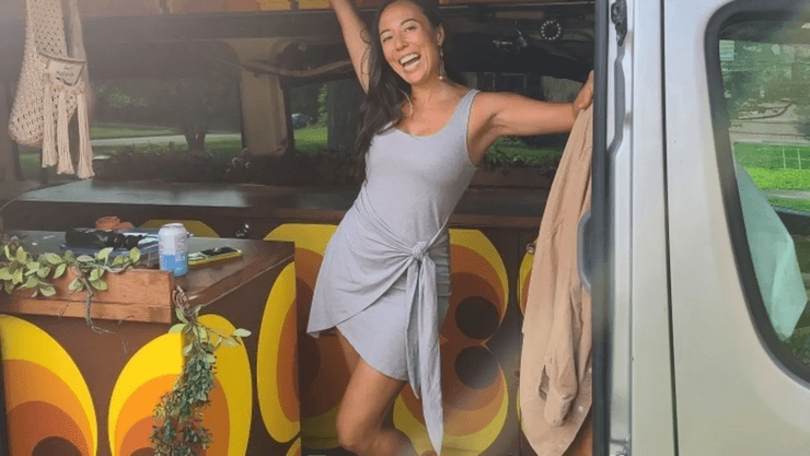 Женщина покорившая Эверест живет в фургоне, который обустроила своими руками