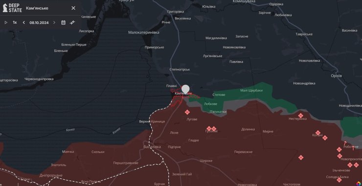 Бої в районі Камʼянського на Запоріжжі