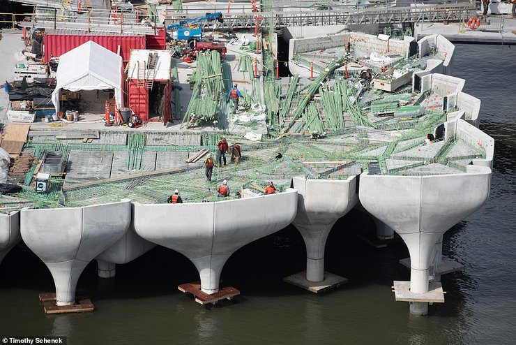 маленький остров, парк, нью-йорк