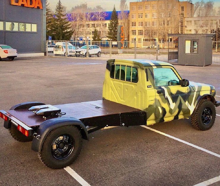 Автопоезд Нива, грузовая Нива, ВИС-2346, тюнинг Нивы