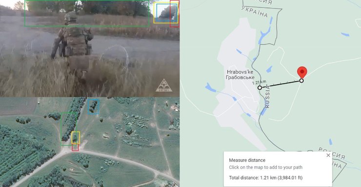 СМИ геолокували кадр с видео добровольцев