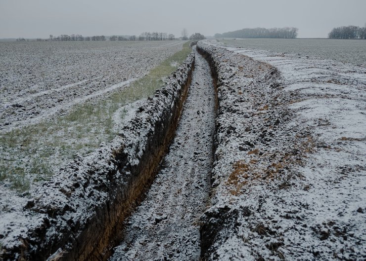 Окоп у Курській області