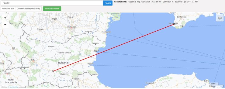 карта Болгарія та Чорне море