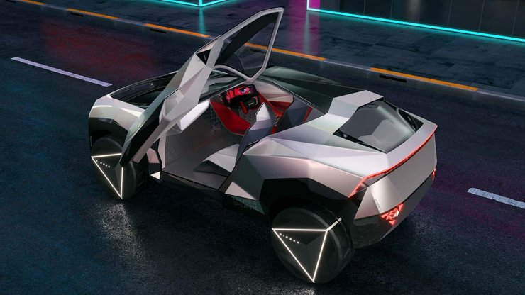 новый Nissan Hyper Punk, Nissan Hyper Punk, электромобиль Nissan, кроссовер Nissan