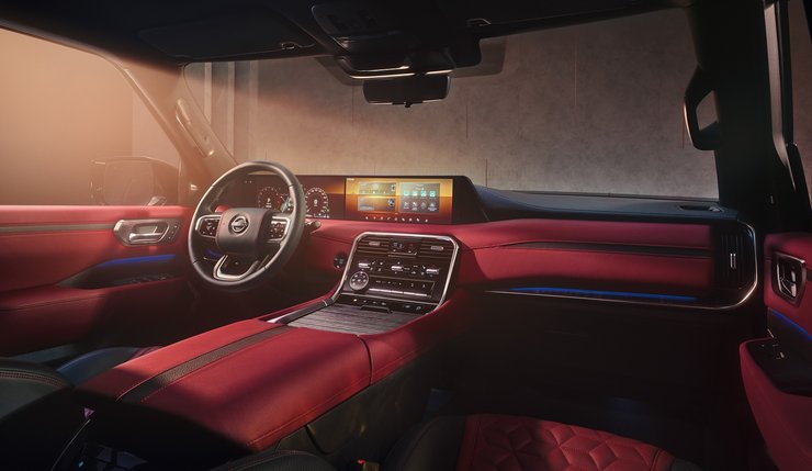 салон Nissan Patrol, новый Nissan Patrol, Nissan Patrol, Nissan Patrol, внедорожник Nissan