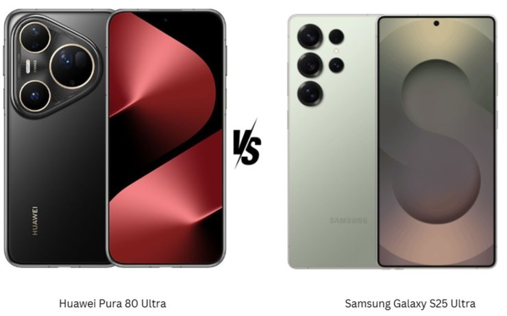 samsung huawei смартфоны 2025 Galaxy S25 Ultra Pura 80 Ultra