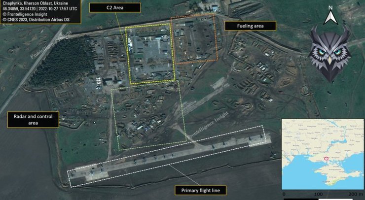 Авіабаза РФ, Чаплинки, Херсонська область