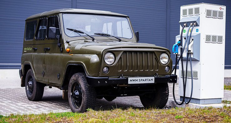 Электромобиль УАЗ, новый УАЗ, УАЗ Хантер, UAZ Hunter, MWM Spartan, новый УАЗ Хантер, электромобиль УАЗ Хантер