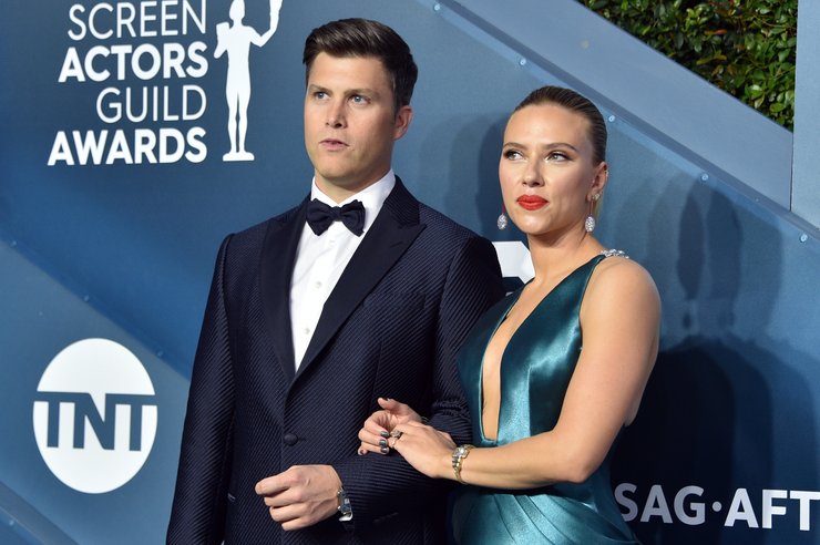 Скарлетт Йоханссон с мужем