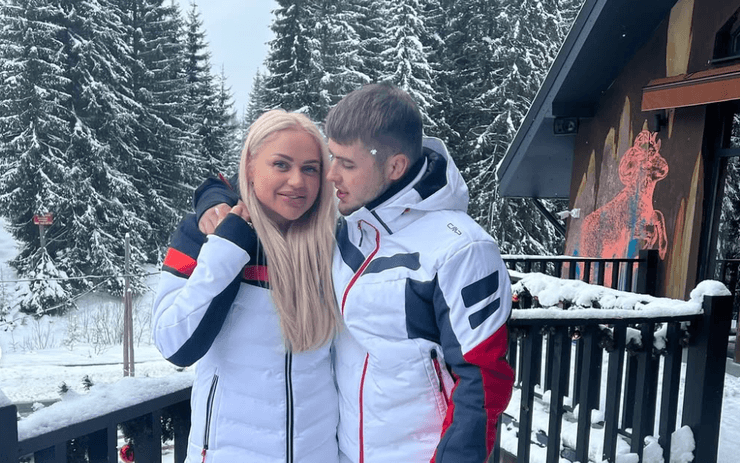 Анна Жук з чоловіком