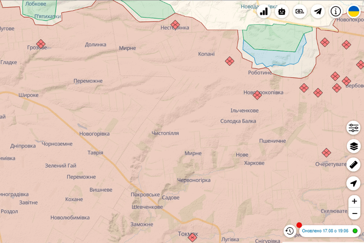 Ситуация на Запорожском направлении