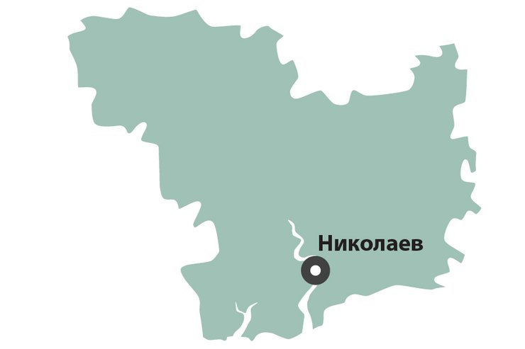 Миколаївська область в рейтингу екологічного стану, карта