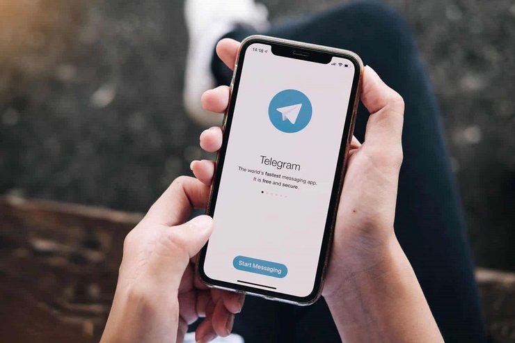 Telegram, мессенджер, смартфон