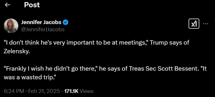 дональд Трамп інтерв'ю, трамп зеленський