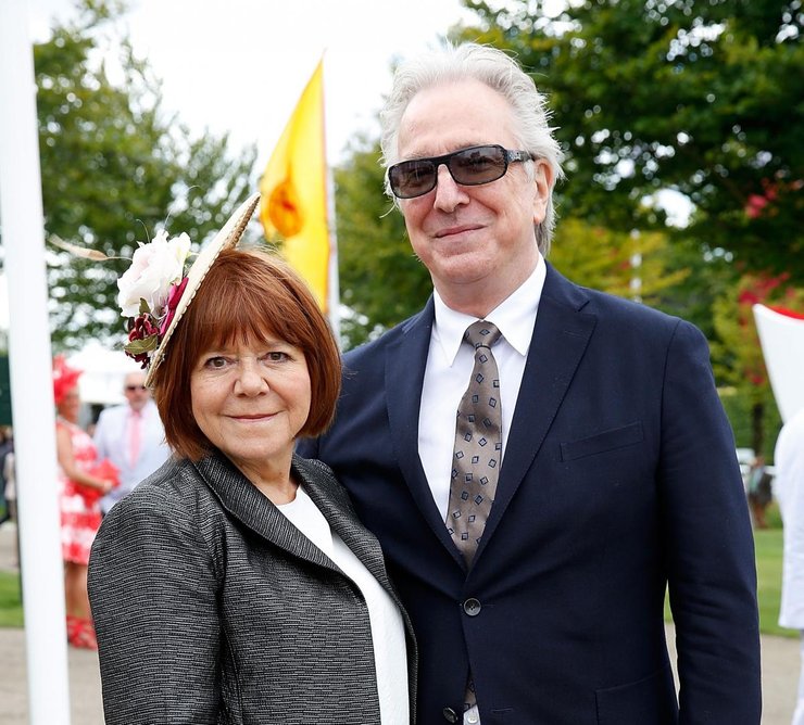 Алан Рикман и Рима Хортон