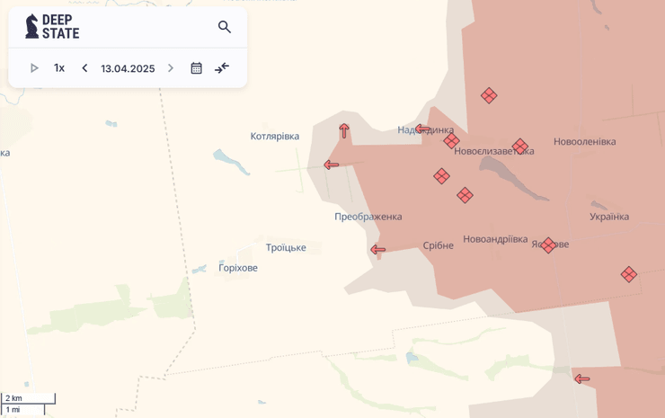 скріншот мапи