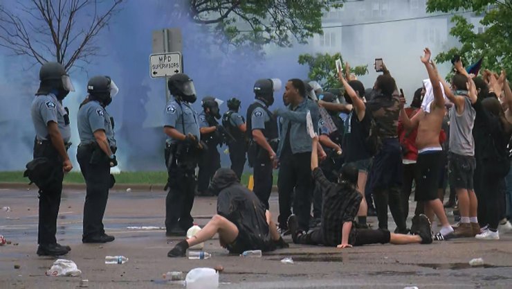 Протесты в США