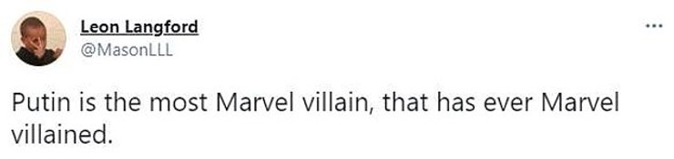 марвел, володимир путін, лиходій