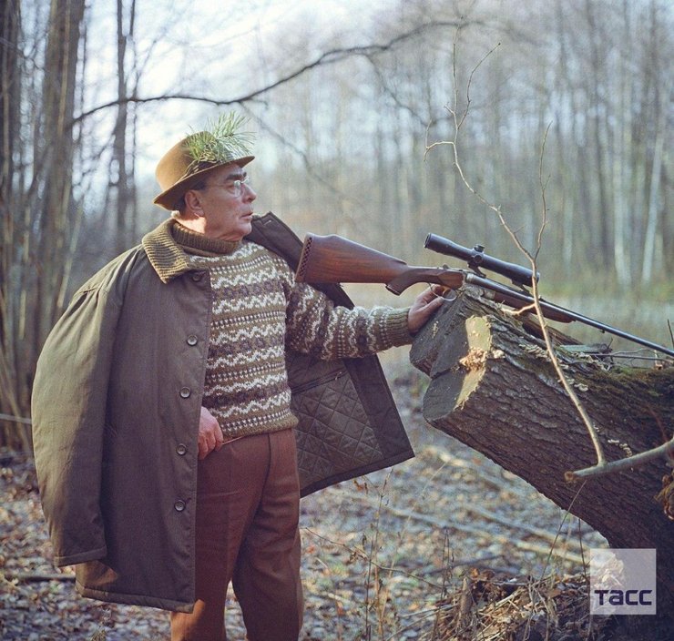 брежнев на охоте
