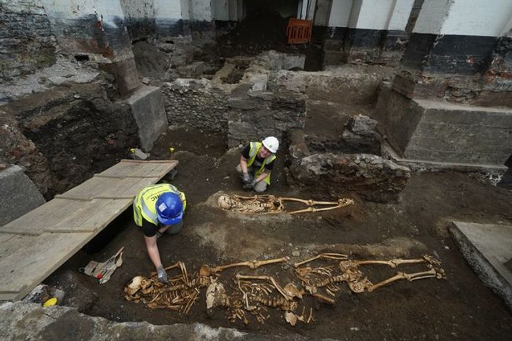Средневековое захоронение в Ирландии