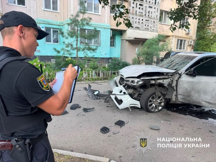 В Одессе подорвали авто военного